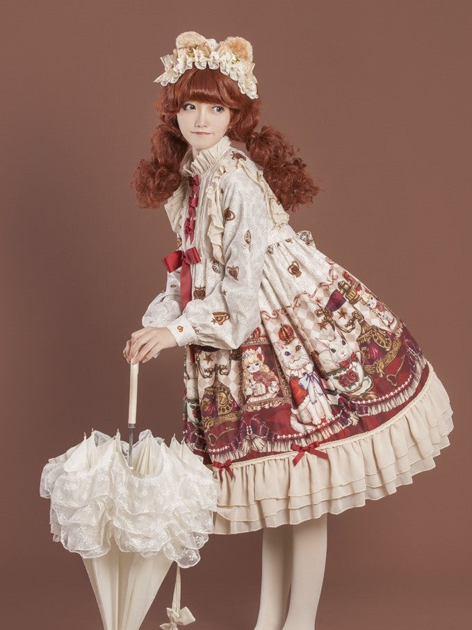 OP Dress♥Ready to Ship♥Crown Bear♥Sweet Lolita Dress