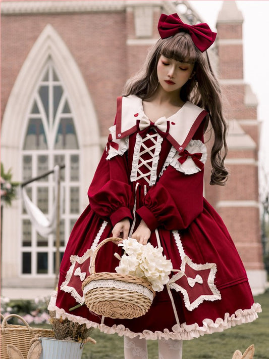 OP Dress♥Ready to Ship♥Girls' Wish♥Kawaii  Lolita Dress