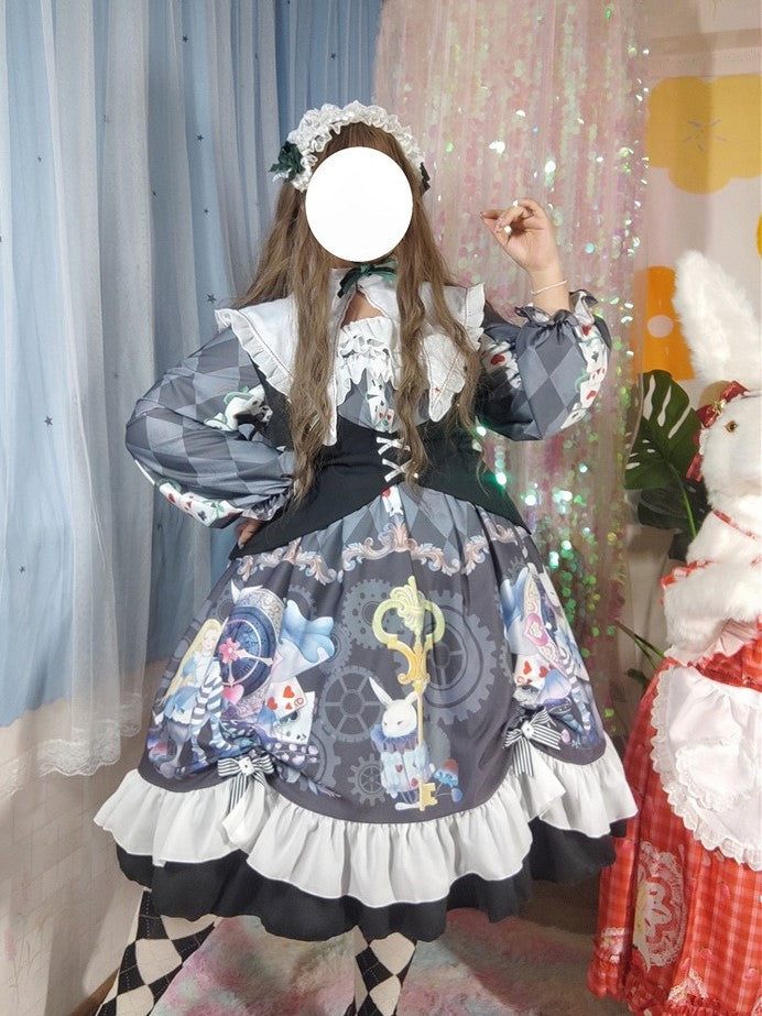 OP Dress♥Ready to Ship♥Alice♥Kawaii Lolita Dress