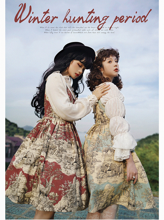JSK♥Ready to Ship♥Winter Hunting Period ♥ Lolita Dress