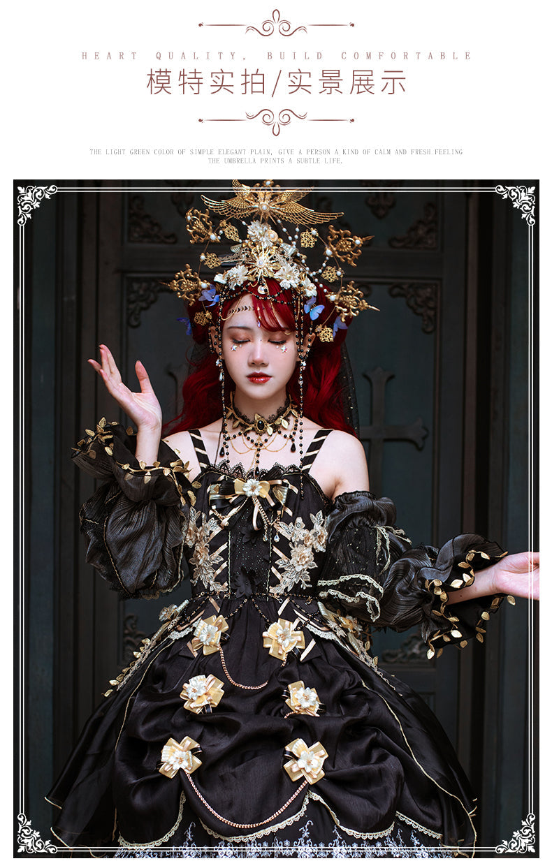 JSK♥Pre-order 4 weeks♥Golden Lily♥Sweet Lolita Dress