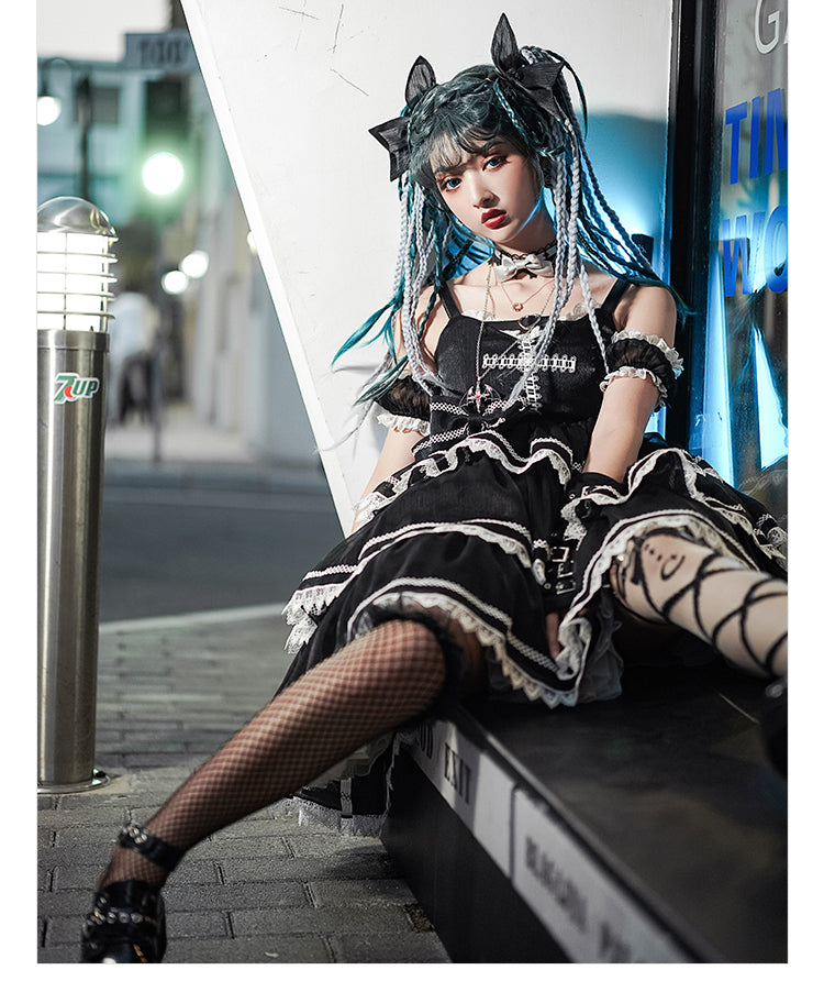 JSK♥Ready to Ship♥Cross Magic ♥ Gothic Lolita Dress