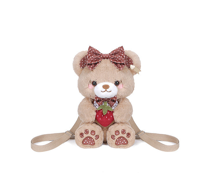 To Alice P605 Strawberry Bear Purse Multi-color Available
