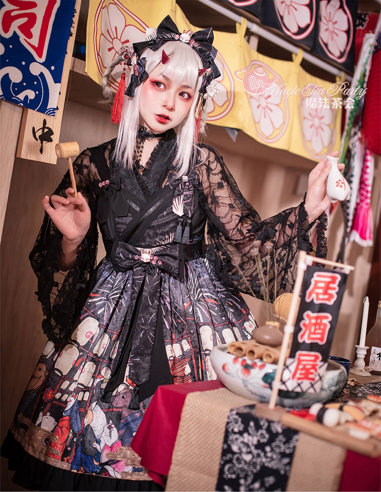JSK♥Ready to Ship♥Hanabi Festival♥Sweet Lolita Dress