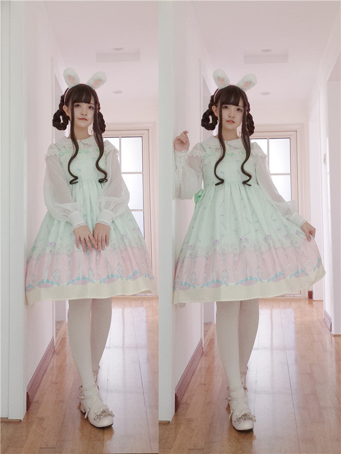 JSK♥ Ready to Ship♥Silver Cutlery♥ Sweet Lolita Dress JSK