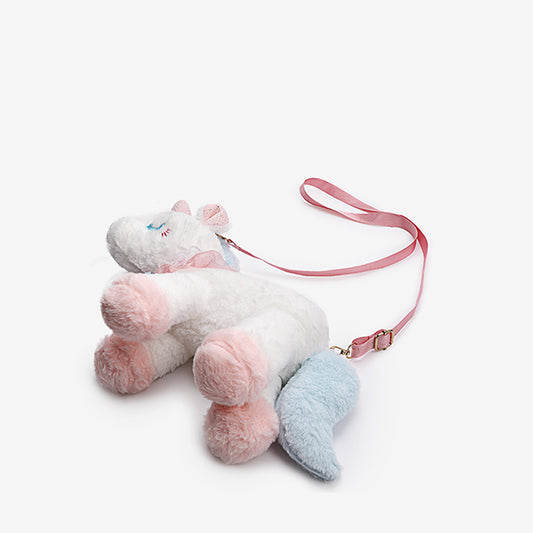 Lolita Cute Unicorn Plush Crossbody Bag
