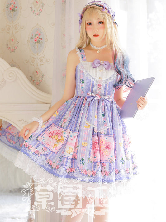 JSK♥Ready to Ship♥Blueberry Princess♥Sweet Lolita Dress