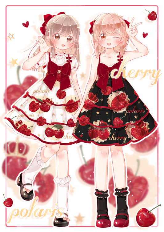 JSK♥ Ready to Ship♥Cherry Crown♥ Sweet Lolita Dress JSK