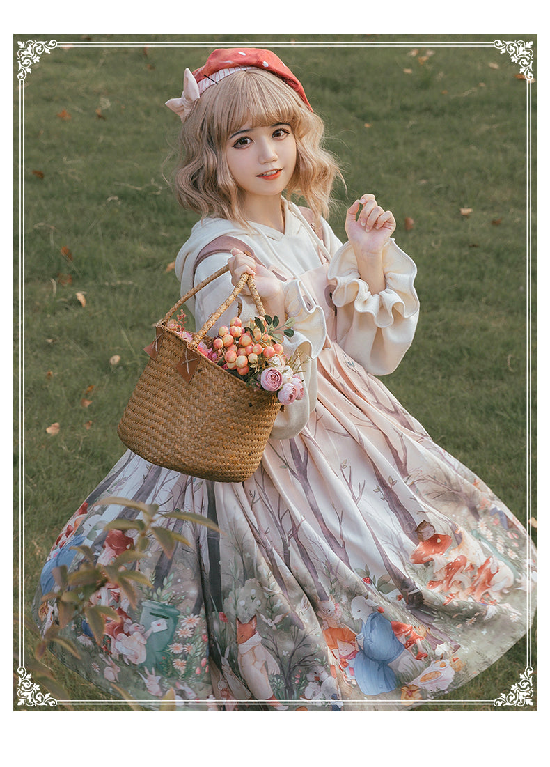 JSK♥Pre-order 3 weeks♥Raccoon♥Kawaii Lolita Dress