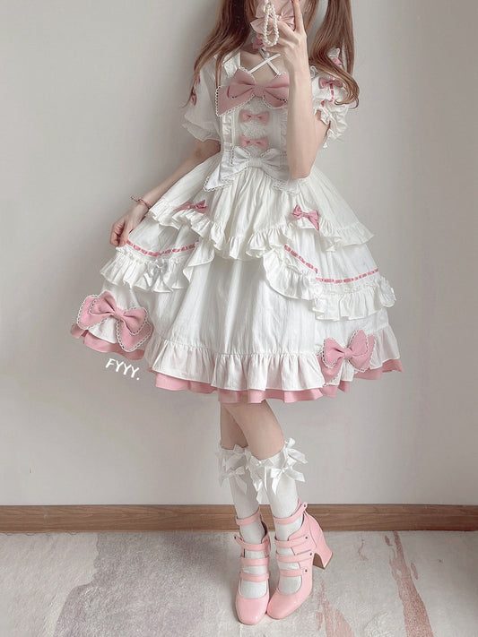 OP ♥Ready to Ship-2 week♥Puff Sweetheart♥ Lolita Dress