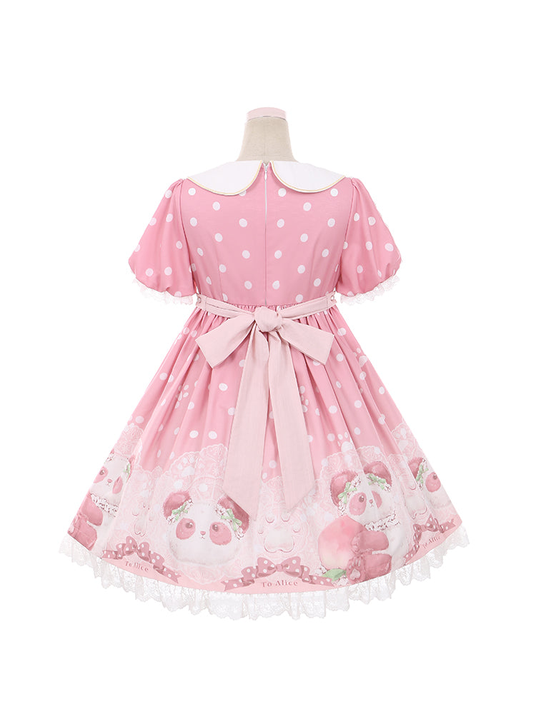 JSK♥ Ready to Ship♥Strawberry Peach♥ Sweet Lolita Dress JSK – nbsama