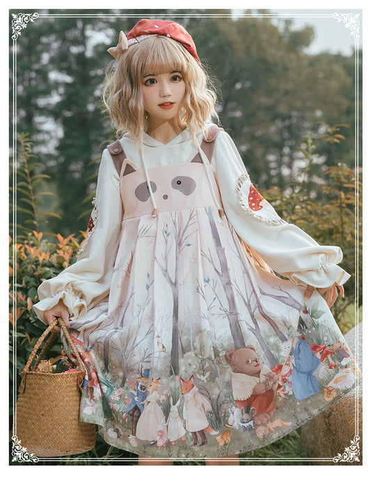 JSK♥Pre-order 3 weeks♥Raccoon♥Kawaii Lolita Dress