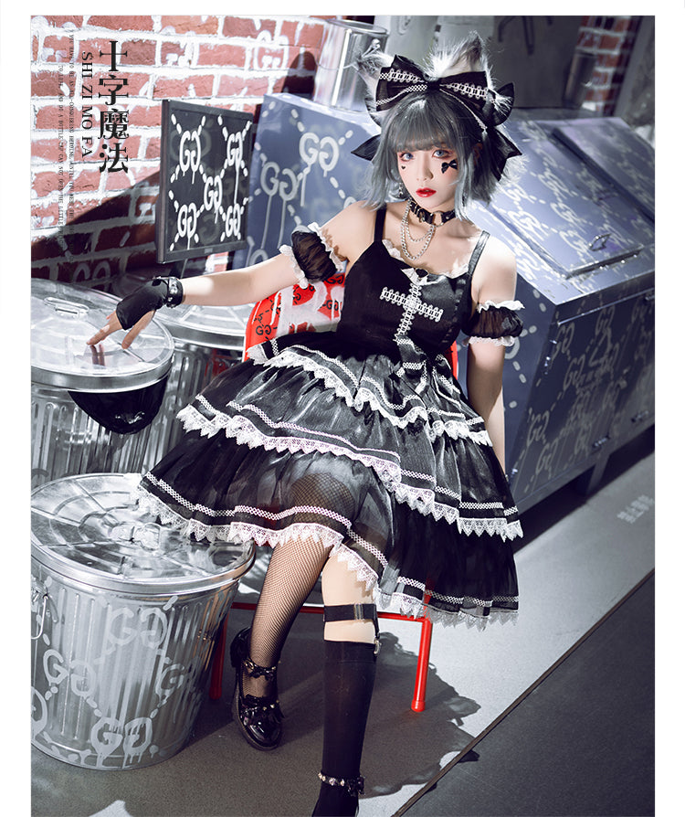 JSK♥Ready to Ship♥Cross Magic ♥ Gothic Lolita Dress