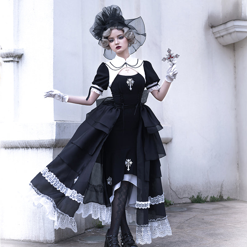 OP♥Ready to Ship♥Prayer of the Dead♥Gothic Lolita Dress