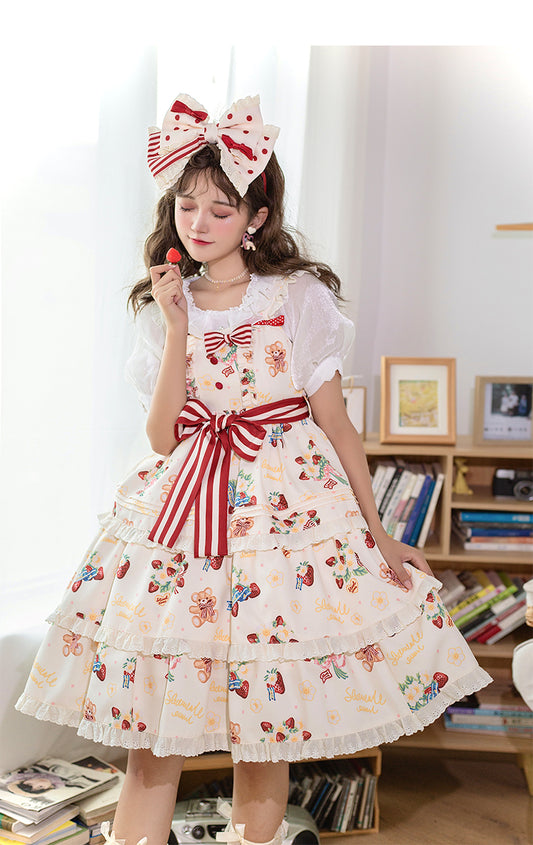 JSK♥Ready to Ship♥Summer Strawberry ♥ Lolita Dress
