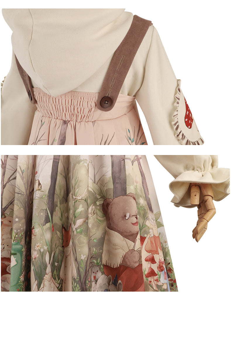 JSK♥Pre-order 3 weeks♥Raccoon♥Kawaii Lolita Dress