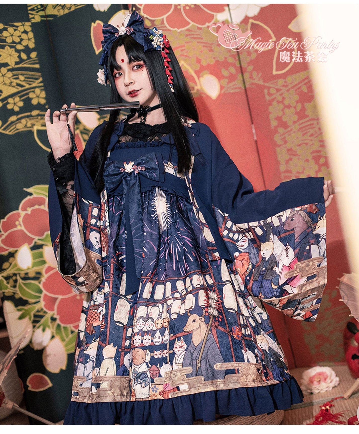 JSK♥Ready to Ship♥Hanabi Festival♥Sweet Lolita Dress