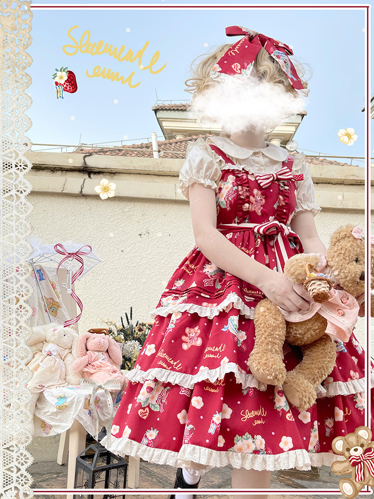 JSK♥Ready to Ship♥Summer Strawberry ♥ Lolita Dress