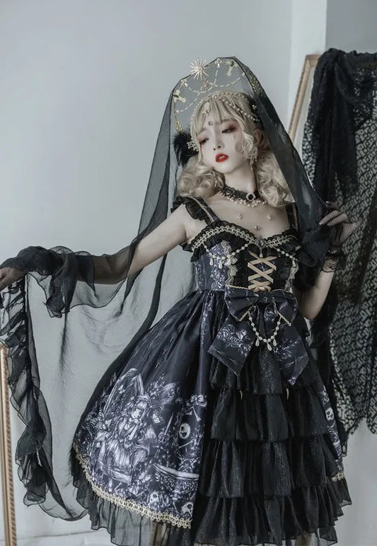 JSK♥ Ready to Ship♥Dragon Witch♥ Gothic Lolita Dress