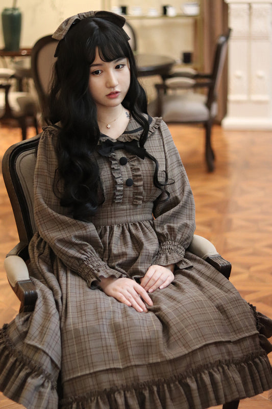 Plus Size♥OP♥ Ready to Ship♥Agatha Incident Book Detective♥ Sweet Lolita Dress