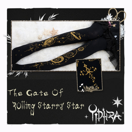 The Gate of Rolling Starry Star Tights By Yidhra