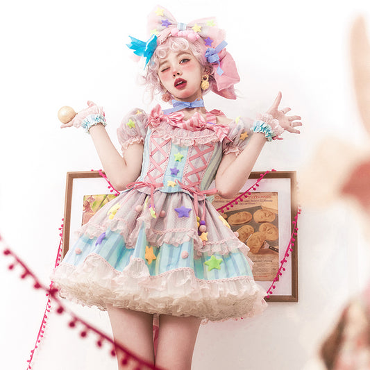 OP Dress Full Set♥Ready to Ship 1 Month♥ Sugar Magic ♥Sweet Lolita Dress