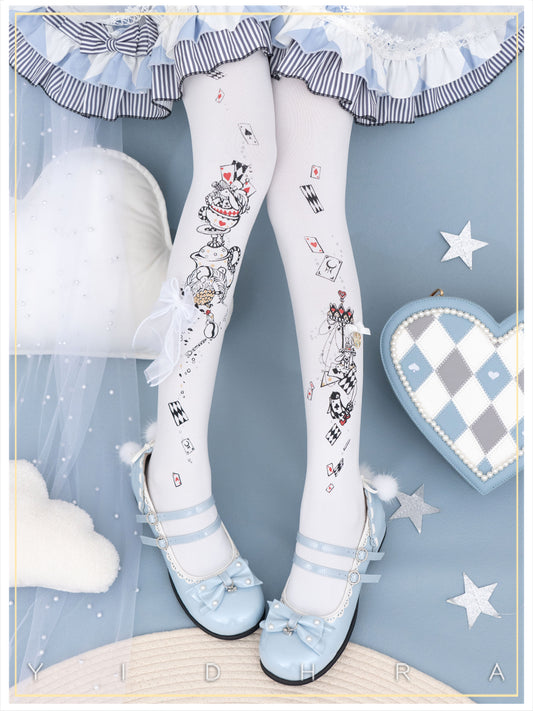 Alice's Afternoon Tea Lolita Tights By Yidhra