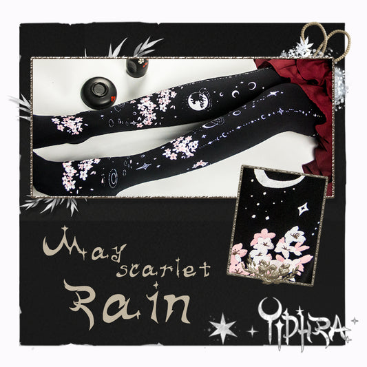 May Scarlet Rain Tights By Yidhra