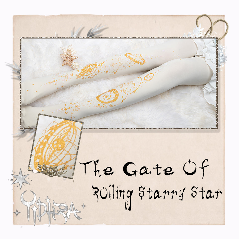 The Gate of Rolling Starry Star Tights By Yidhra
