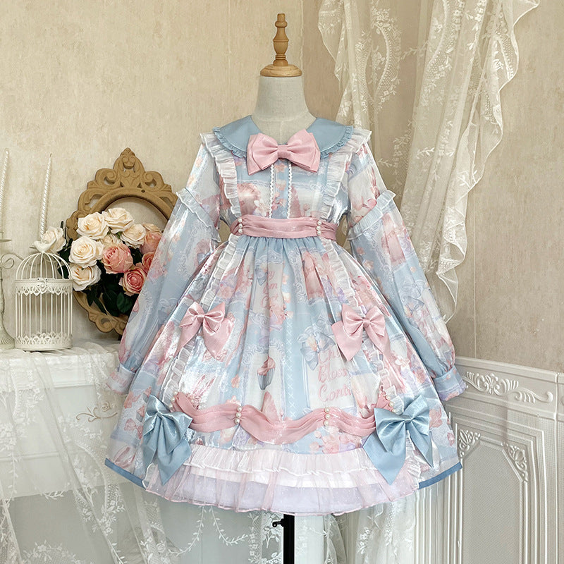 OP♥ Ready to Ship♥Rabbit Candy Wrapper ♥Sweet Lolita Dress
