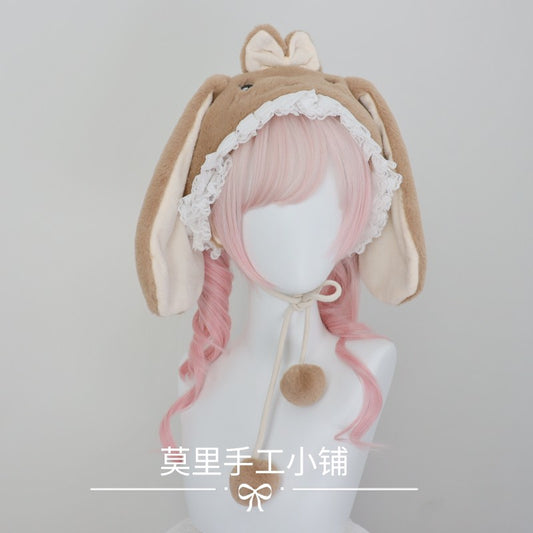 Lolita Cute Rabbit Ear Winter Hat