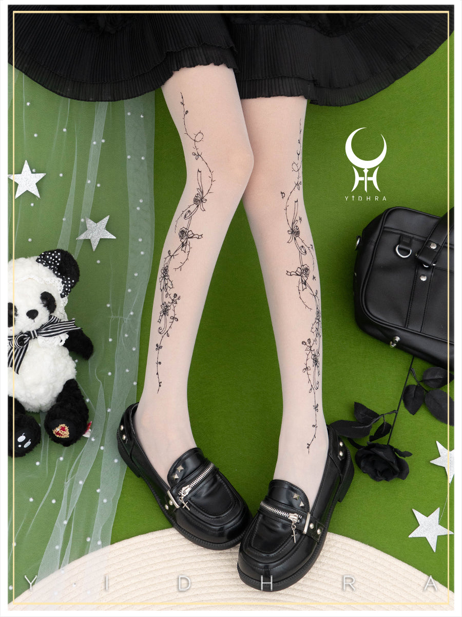 The Story of the Rose Lolita Tights By Yidhra