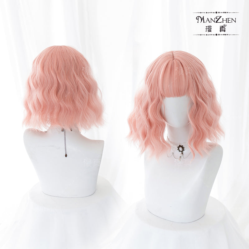 3 Color Options Curly Short Wig