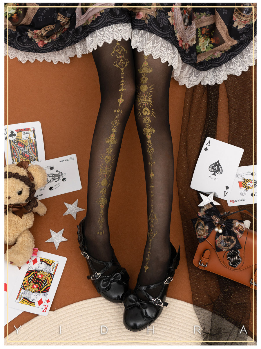 In the Name of Queen Lolita Tights By Yidhra