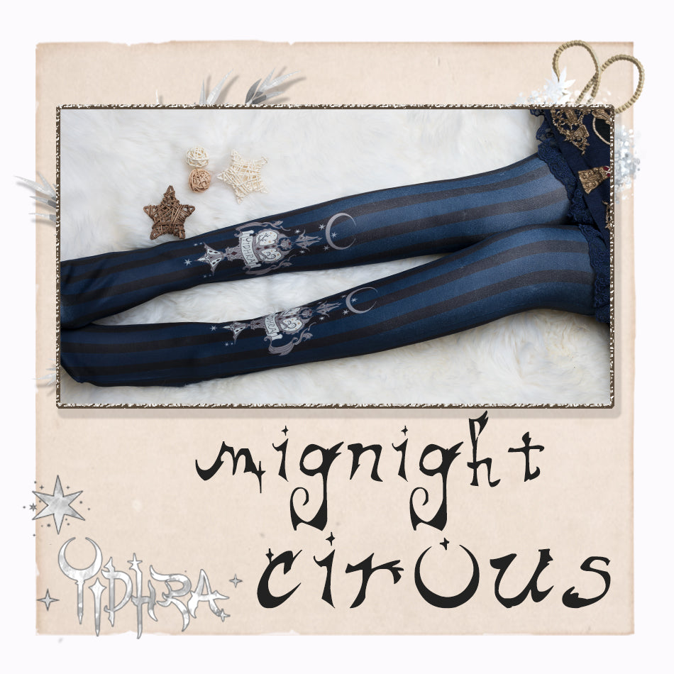 Midnight Cirous Lolita Tights By Yidhra