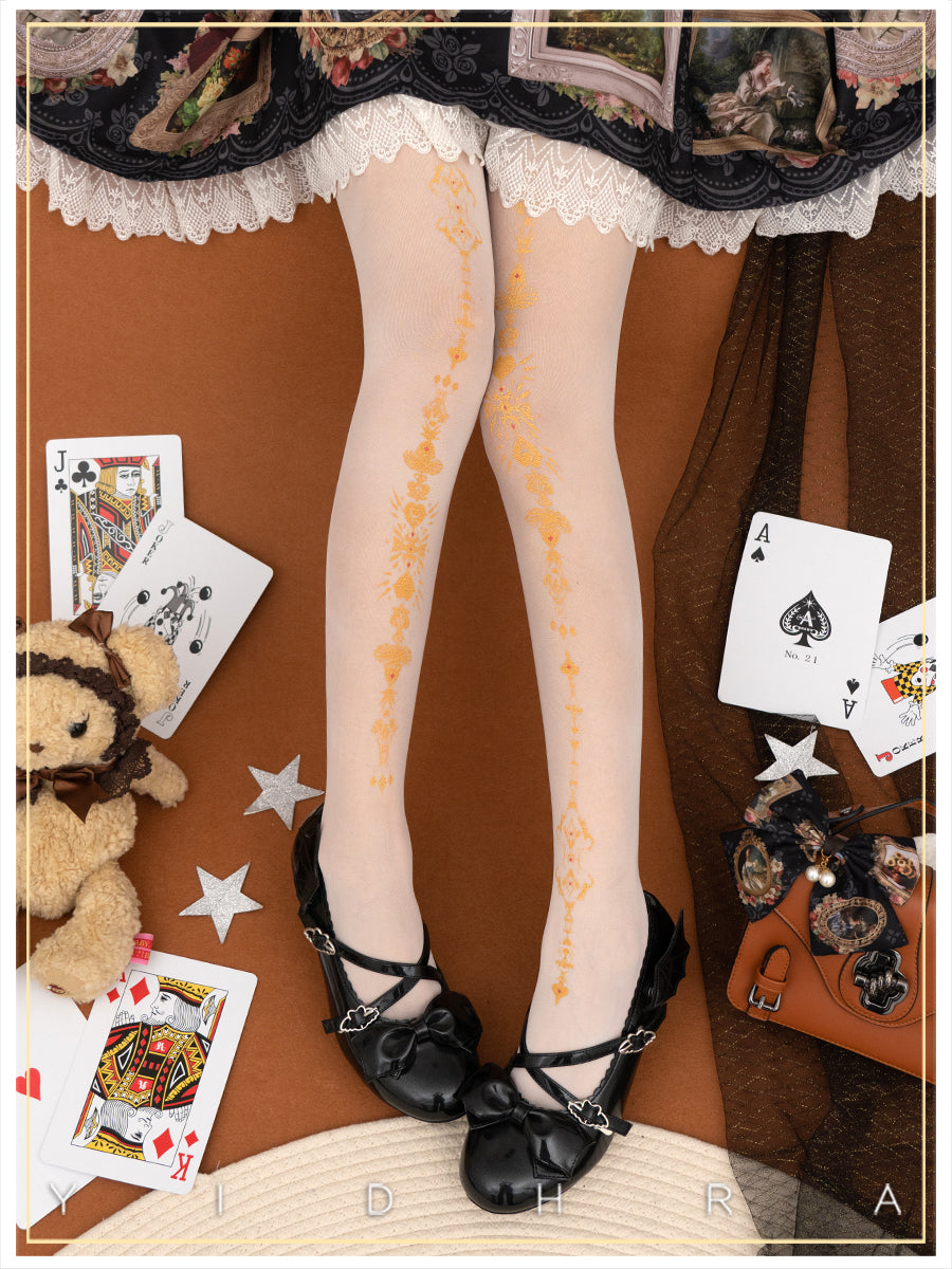 In the Name of Queen Lolita Tights By Yidhra