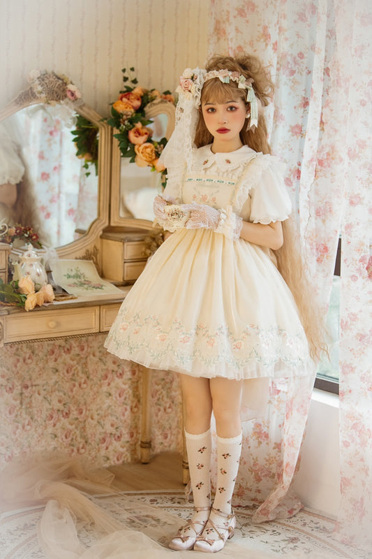 JSK♥Ready to Ship♥Flower Encounter♥Sweet Lolita Dress