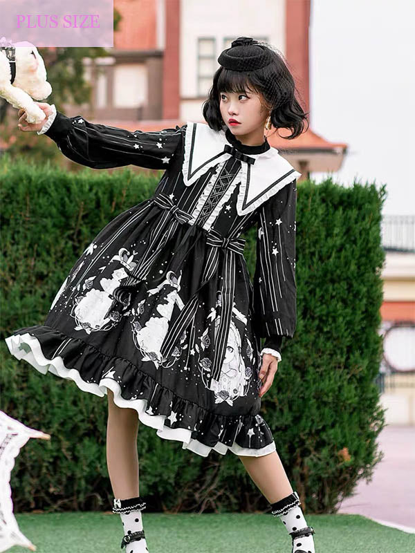 OP Dress♥Ready to Ship♥Dark Girl♥Kawaii  Lolita Dress