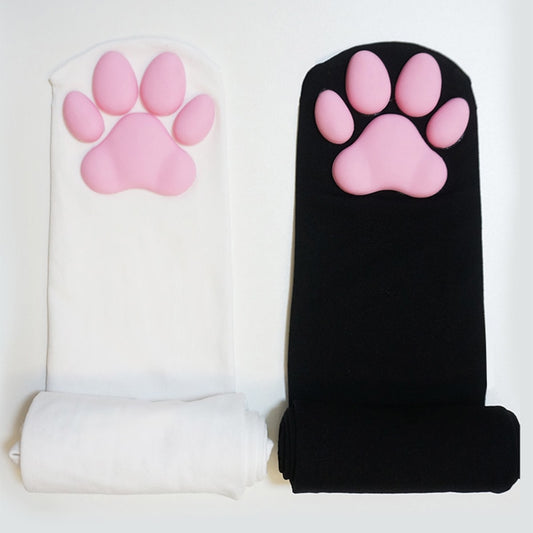 Lolita Cat Paw Stockings Kawaii 3D Cat Claw Thigh High Socks