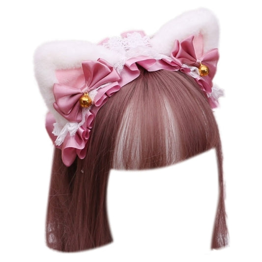 Lolita Cosplay Animal Headband Plush Cat Ears