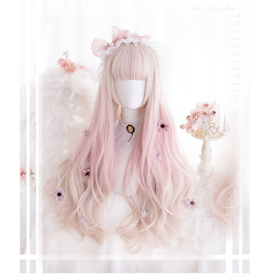 Lolita Long Wavy Curly Synthetic Wigs