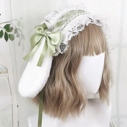 Anime Lolita Bunny Ears Hairband Sweet Bow
