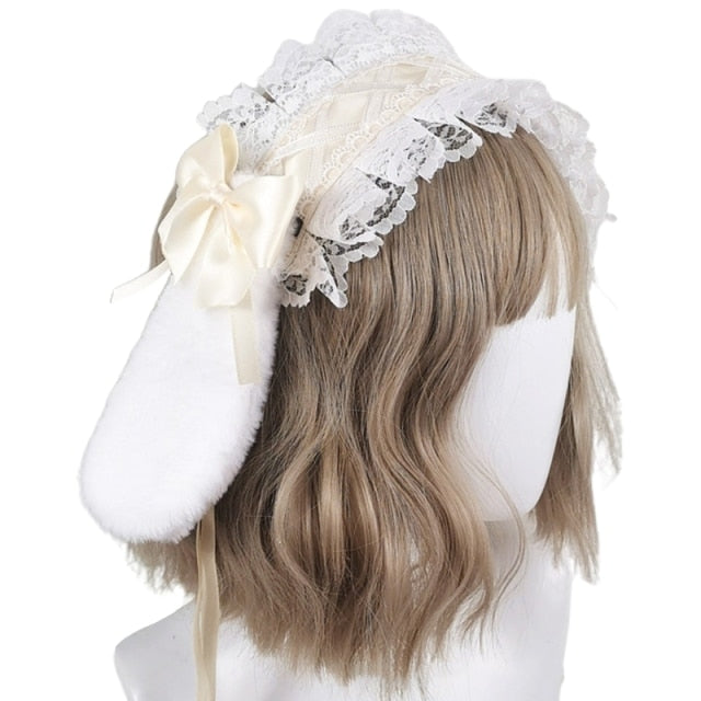 Anime Lolita Bunny Ears Hairband Sweet Bow