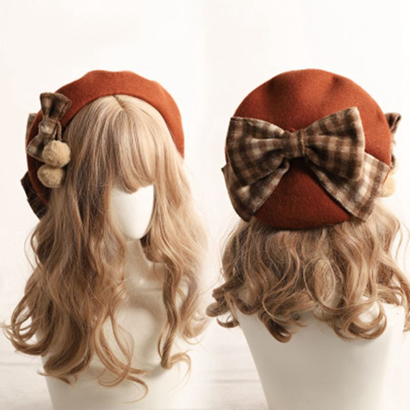 LolitaSweet Woolen Handmade Hat Headdress
