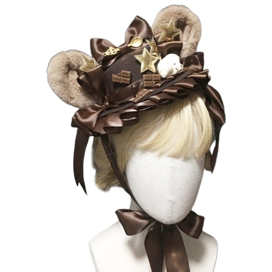 Sweet Lolita Ribbon Bow Mini Top Hat