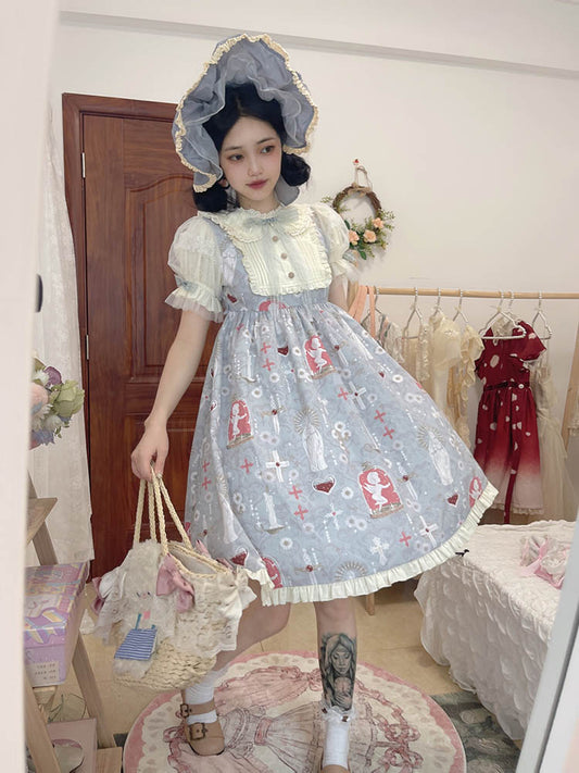 OP♥Ready to Ship♥Holy Angel♥Sweet Lolita Dress